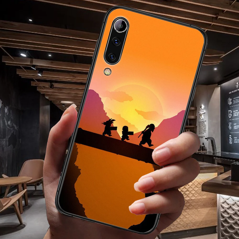 

Anime Dragons Cartoon Phone Case For Xiaomi Mi Note 10 A3 9 MAX 3 A2 8 9 Lite Pro Ultra black Hoesjes Painting Shell Silicone