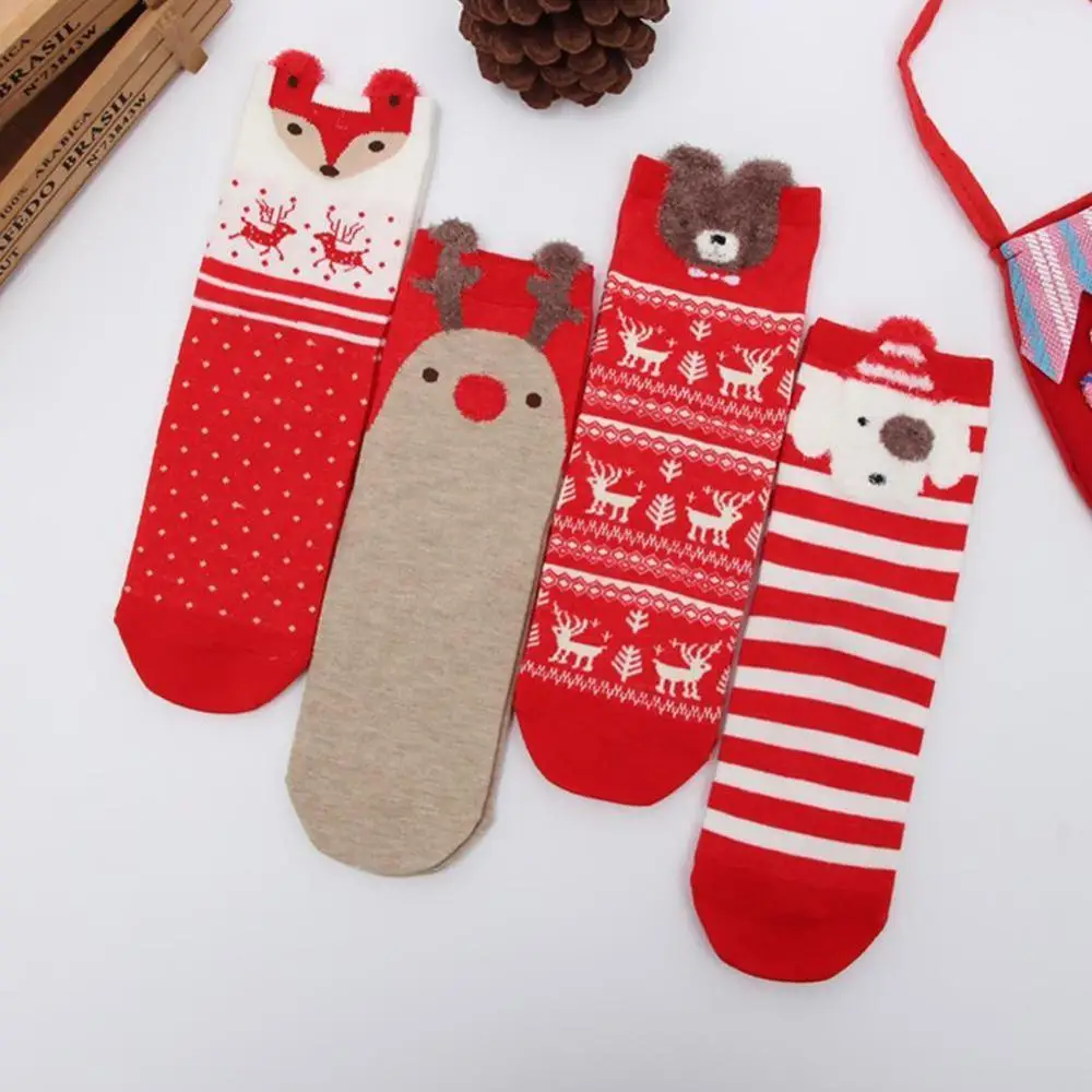 cotton blend Christmas Socks Decorations Navidad For Home Gifts Cristmas Kerst Decoration Year New Noel Natal Xma J9Q7 | Женская одежда