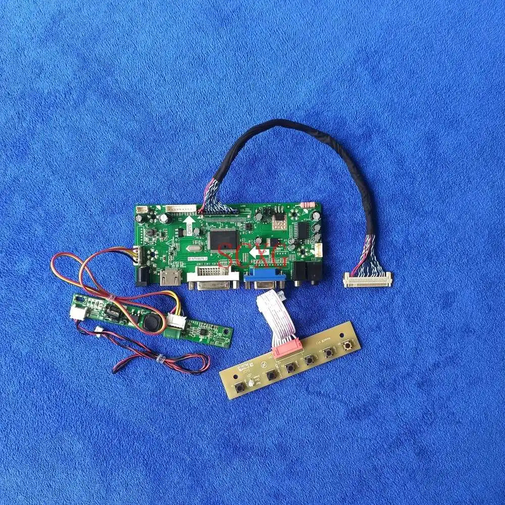 

30-Pin LVDS LCD LED VGA DVI HDMI-compatible Panel 1920*1080 DIY Kit MNT68676 Drive Controller Board Fit M215HAN01.0/M215HAN01.1