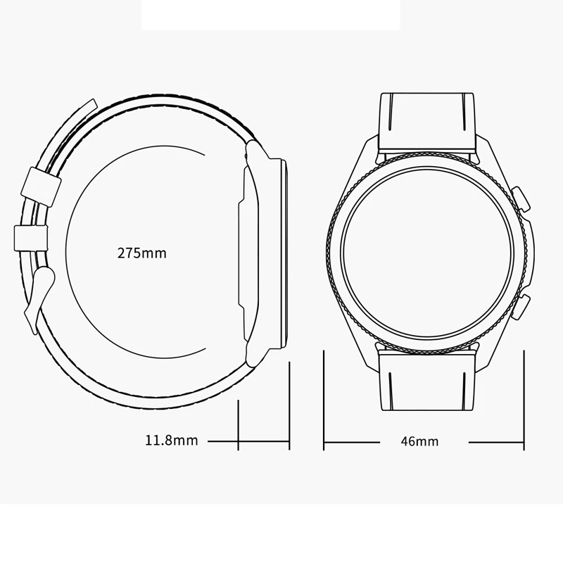 

I12 Smart IP68 Waterproof Exercise Watch Heart Rate Monitor Contact+Button Bluetooth Call Selfie Watch,Brown Leather