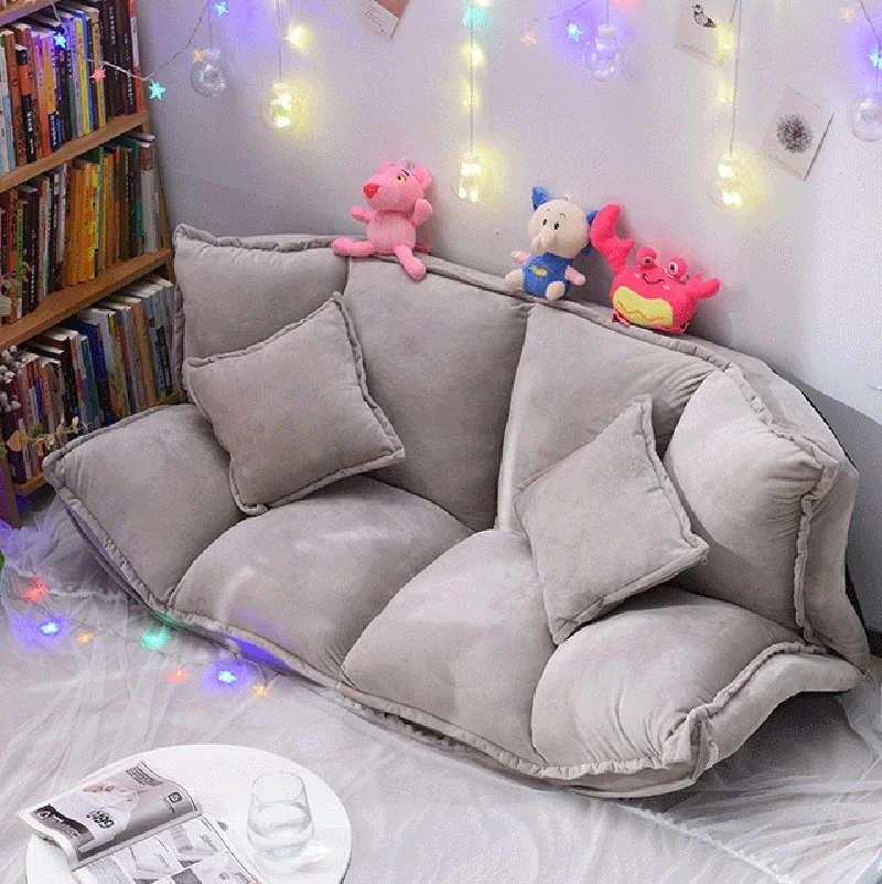 Европейский напольный диван для ленивых одинарный двойной маленький кровать