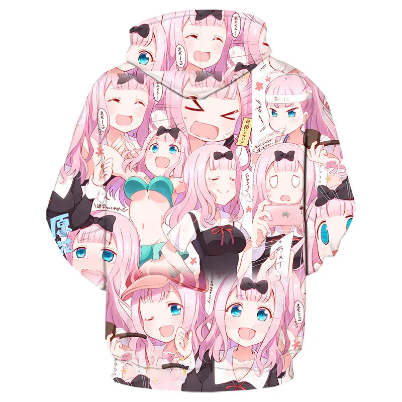 

2020NEW Kaguya Sama Love Is War Anime sweater pullover 3D sweater hoodies