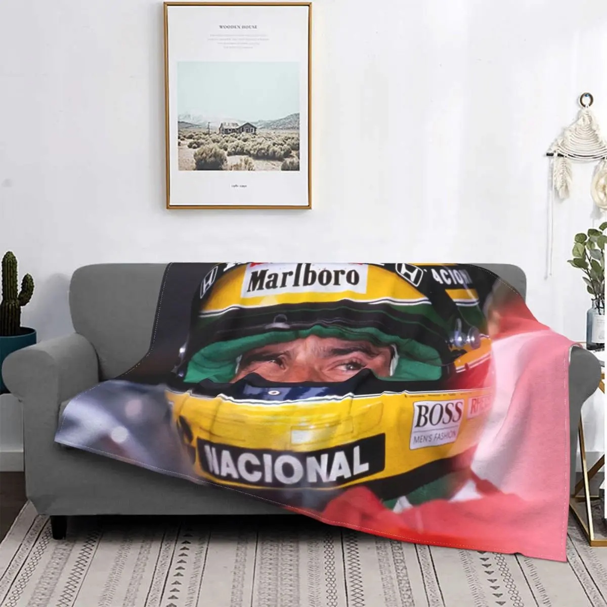 

Айртон Сенна ковер для гостиной текстильное одеяло для горячей кровати покрывала для кровати Роскошное Одеяло фланелевое одеяло