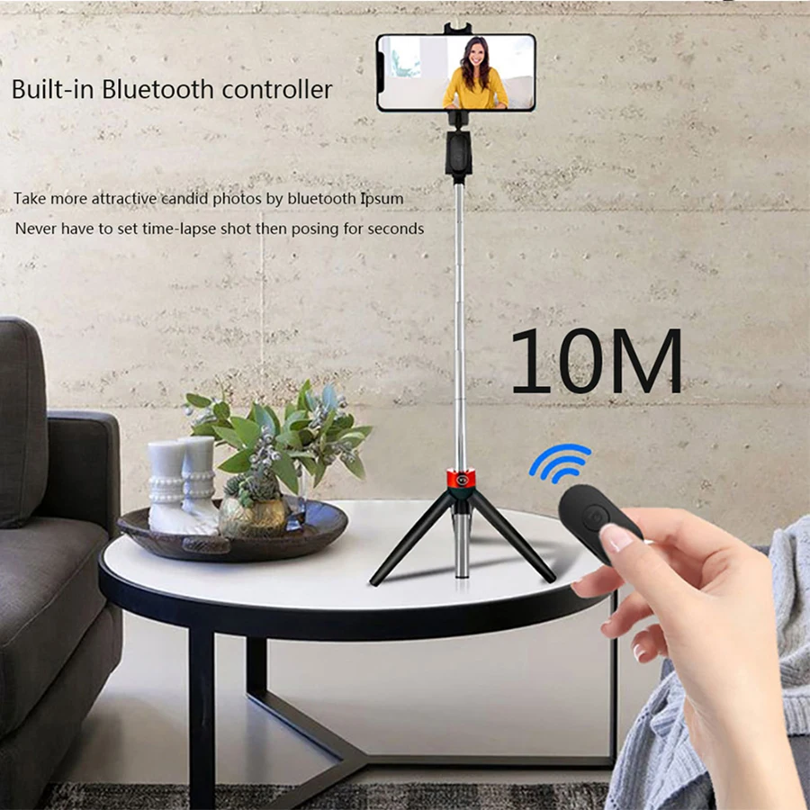Беспроводная Bluetooth селфи-Палка с дистанционным управлением штатив для телефона