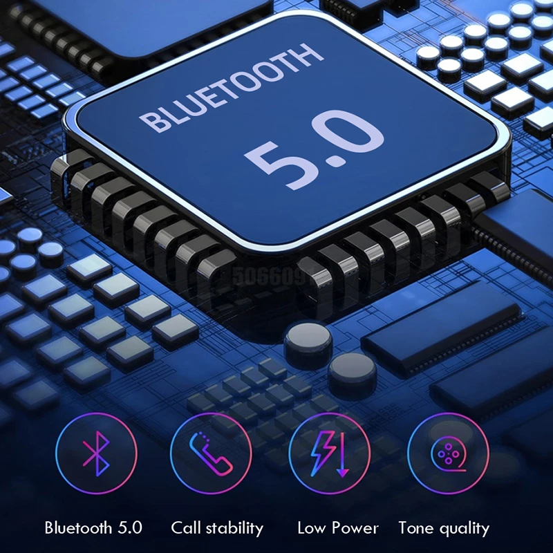 Беспроводные наушники M6s TWS спортивные Bluetooth 5 0 гарнитура с сенсорным управлением