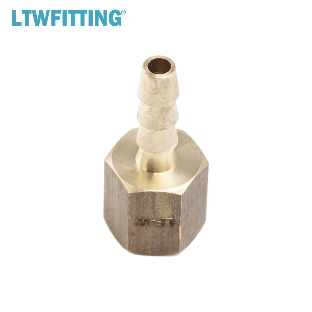LTWFITTING латунный фитинг муфта/адаптер 3/16 &quotшланг Барб x 1/8&quot Женский NPT Топливный