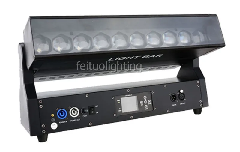 A-профессиональный сценический 10x30w RGBW dmx светодиодный пиксельный бар с движущейся головкой