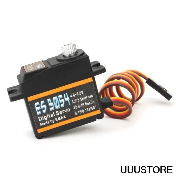 Emax ES3054 17g 3 5 кг 0.13sec 23T Металлическая Шестерня цифровой сервопривод для RC самолета