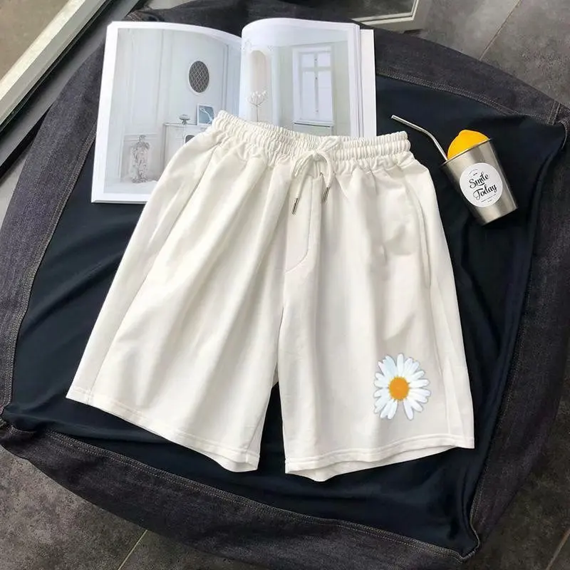

2020 Men Printed New Beach Shorts Men's Streetwear Casual Aweatpants Male Colorful Korean Knee Length Shorts Summer M-3XL