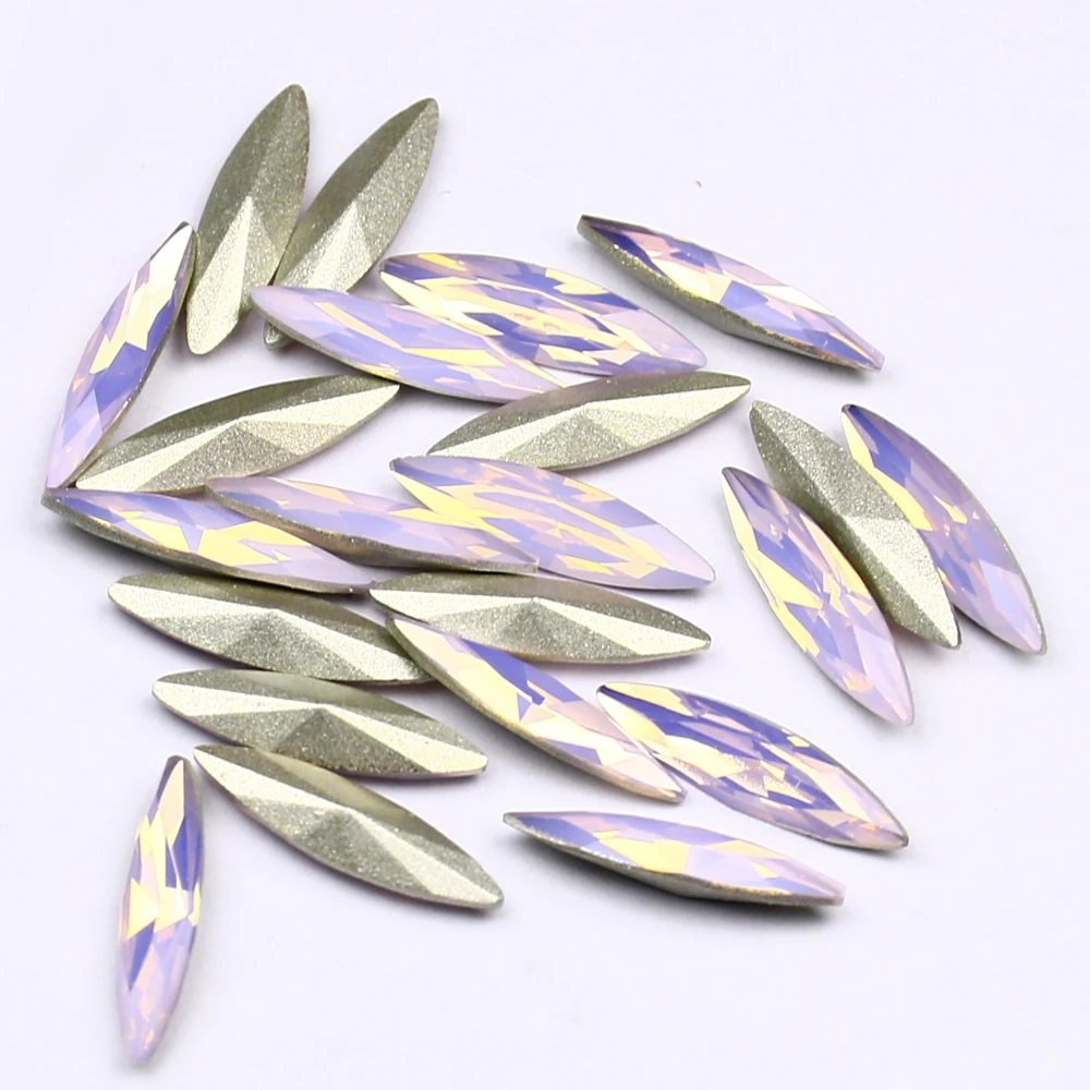 Розовый опал Stras стразы кристаллическое украшение конский глаз Pointback диамантами