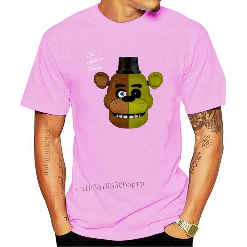 Хлопковая футболка FNaF Fnaf с коротким рукавом для мужчин и женщин стильная принтом