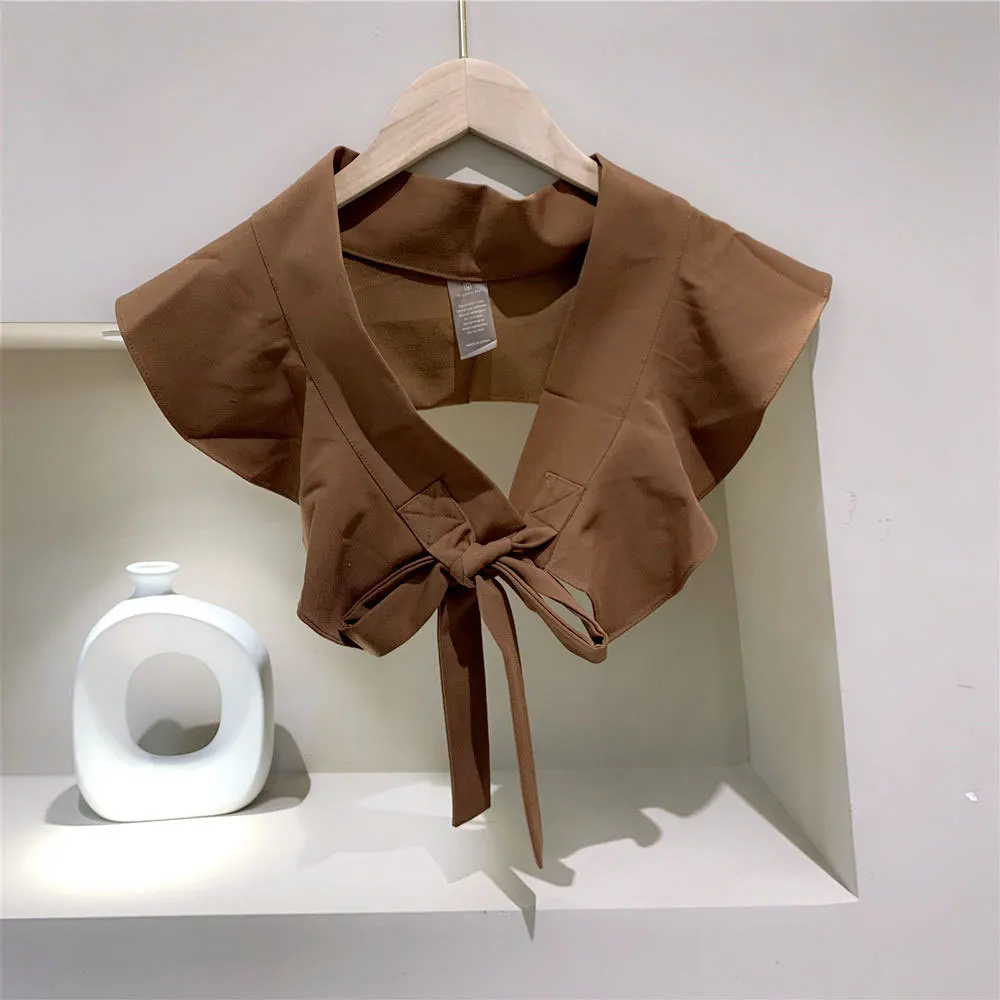 Linbaiway летние Ложные воротнички для женская рубашка-обманка девочек шаль-накидка