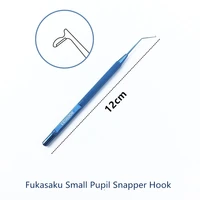 fukasaku small pupil snapper hook ophthalmic hooks with smooth polished notch eye pet surgical instruments
