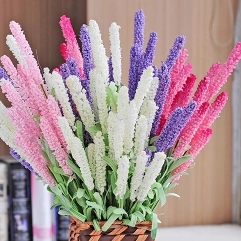 Искусственные цветы декор Staplewang имитация лаванды вечерние украшения свадебные