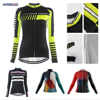 hirbgod womens clothing mtb long sleeves cycling jersey 2022 team bicycle cycling clothing racing shirt roupa ciclismo feminina