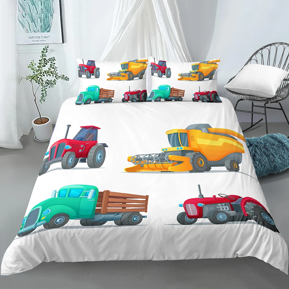 

Cartoon 3D Car Pattern Bedding Sets Kids Child Duvet Cover Comforter Soft Twin Single Full Queen King Size Christmas Gifts