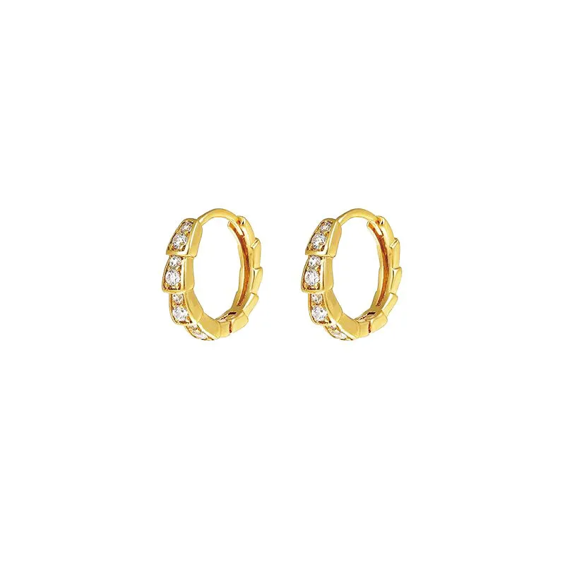 MxGxFam элегантные серьги-кольца с цирконом ААА + для женщин модные ювелирные