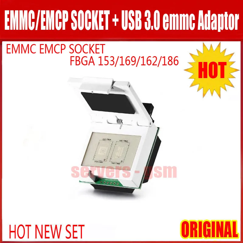 Новый оригинальный Lite USB 3 0 адаптер для emmc + EMMC/EMCP разъем (FBGA 153/169/162/186/221/254) Тесты