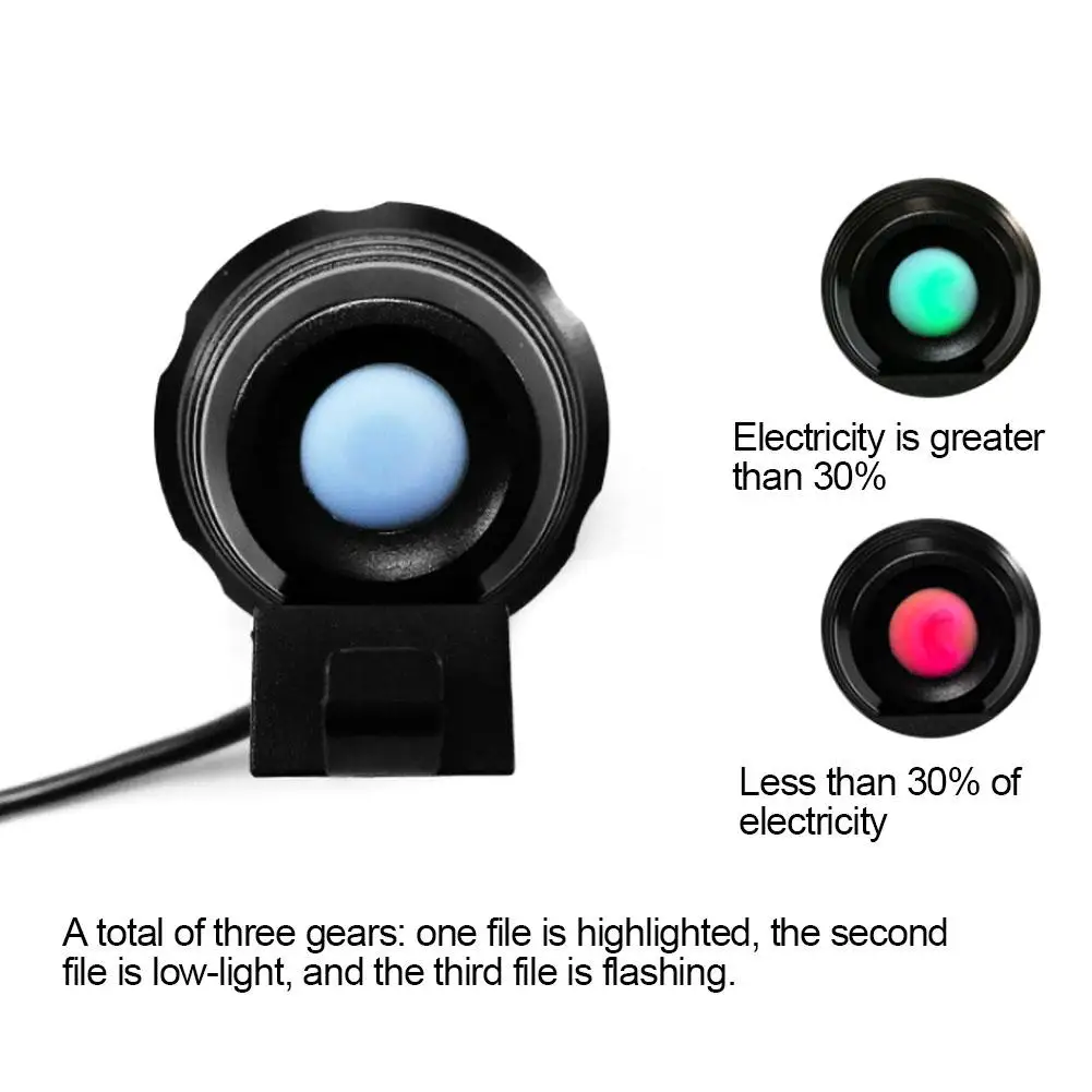 Велосипедный фонарь светодиодный передний головсветильник 8000 лм XM-L T6 для