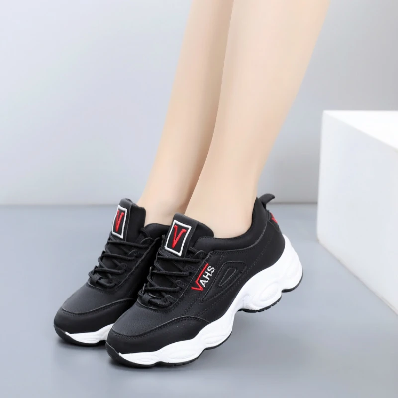 Спортивная обувь для женщин зимние Утепленные черные флисовые высокие