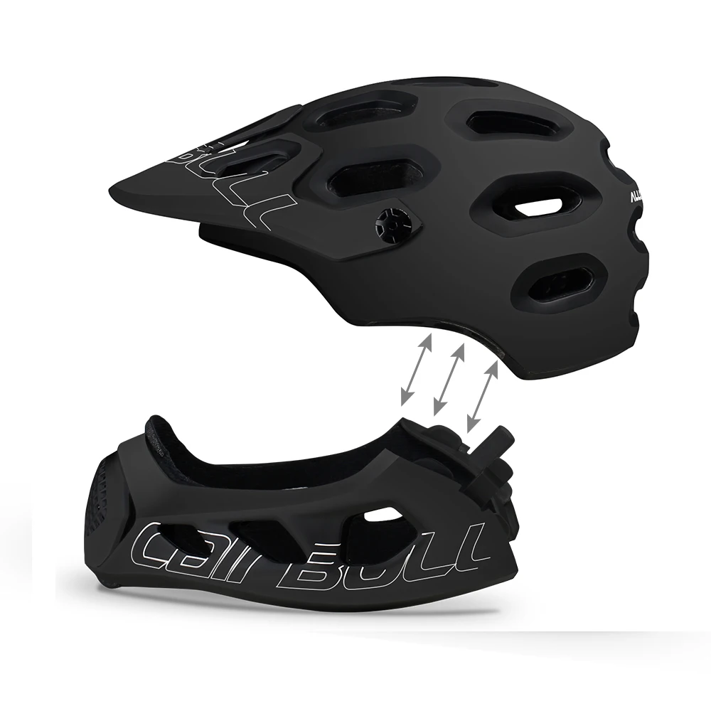 Cairbull, горный велосипедный шлем, мужской, полностью покрытый, MTB, вниз, холм, полный, лицевой шлем, Inte-mold TRAIL BMX, велосипедный шлем, ультралегкий