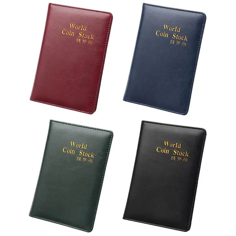 120 монет коллекция держателей для хранения Денег Пенни Карманы Мини Монета