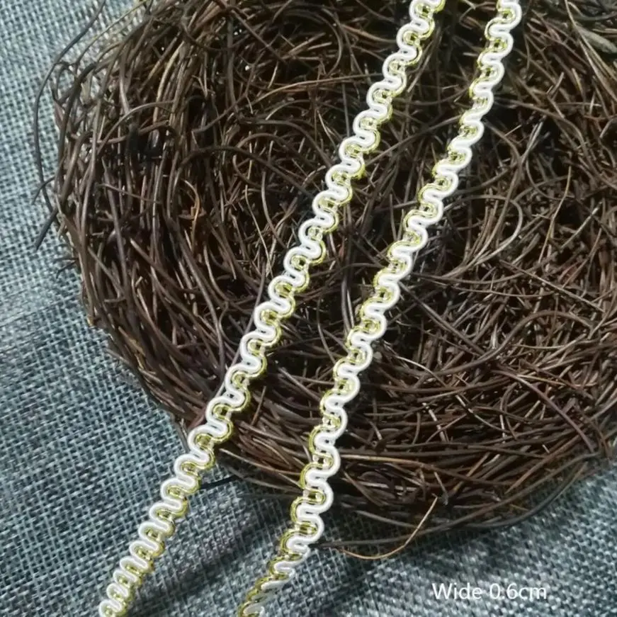 1 ярдов последние высокое качество расшитое золотистым кружевом ткань Гипюр