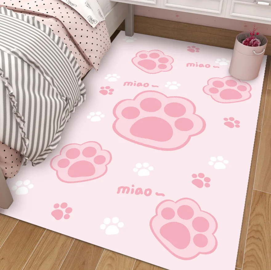 

Modern Cartoon Cute Girl Bedroom Carpet Living Room Coffee Table Bedside Room Carpet Home Non-Slip Soft Tatami Decoration Room