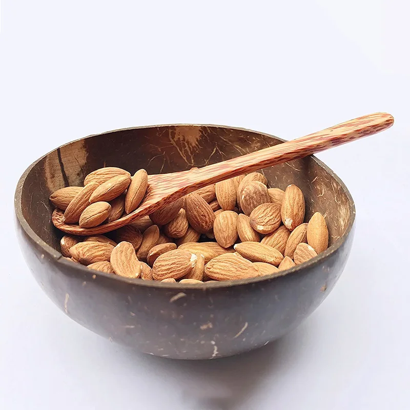 Ложка из кокосового дерева органический Деревянный Столовые приборы ложка