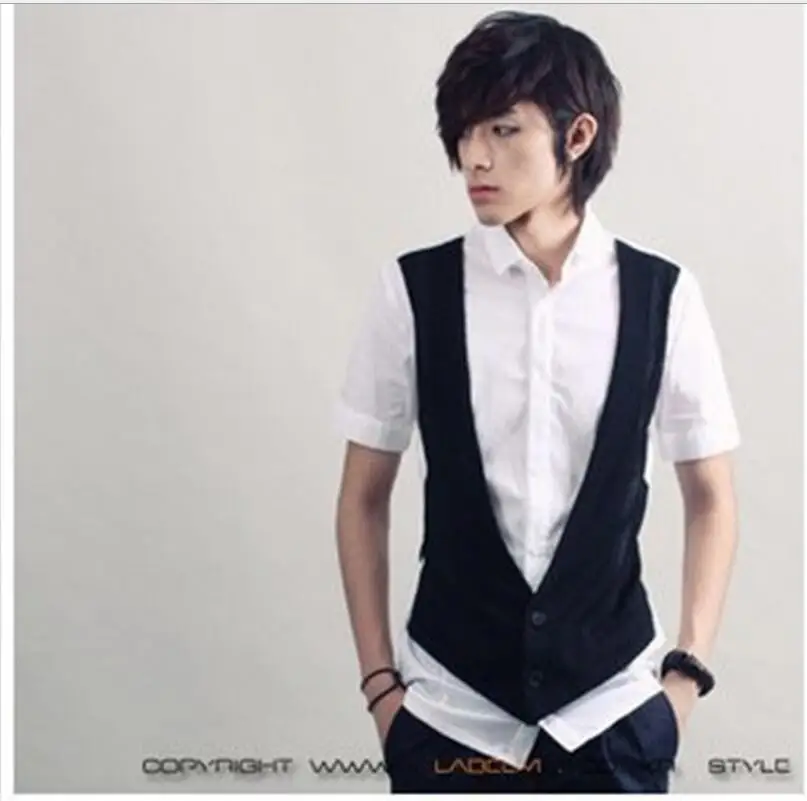 

Size Men Lager Clothing Free Shipping The New Men's Casual Wear Slim Short-sleeved Shirt / S-xxl