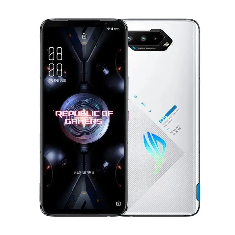 new asus rog 5 5g gaming phone 6 78 16ram 144hz amoled display snapdragon 888 6000mah fast charging 65w rog5 mobile phone free global shipping