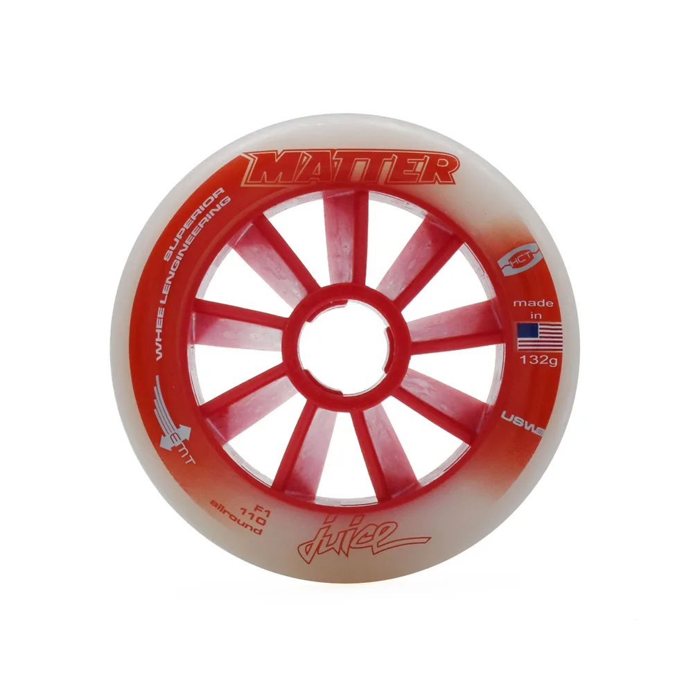 8 шт./лот материя сок встроенный Скорость роликовых коньков 90 мм 100 110 превосходит