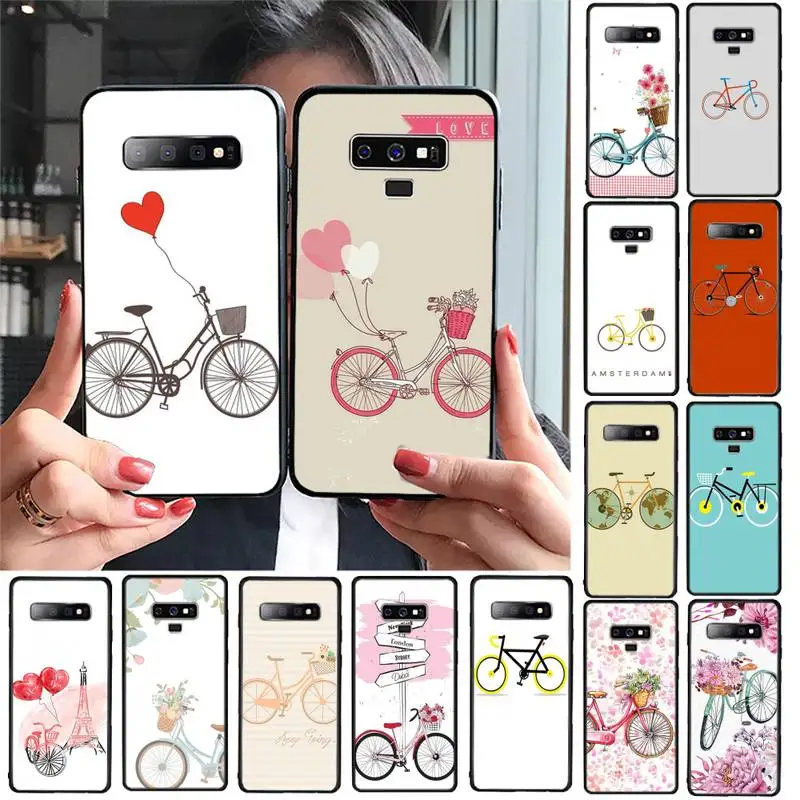 

Cute bike Phone Case For Samsung Galaxy S20 S10 Plus S10E S5 S6 S7edge S8 S9 S9Plus S10lite 2020