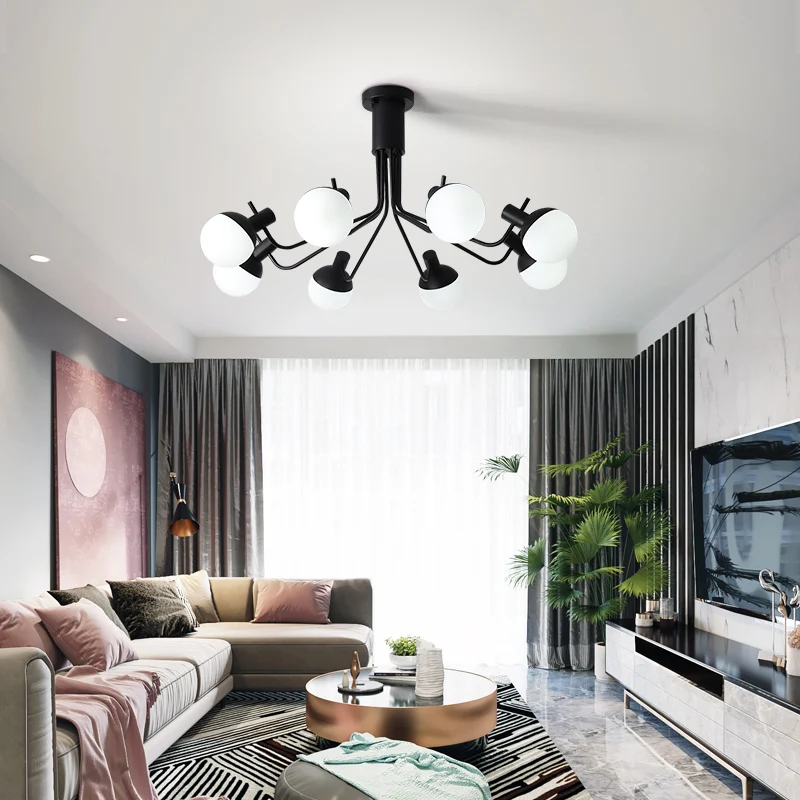 Современный скандинавский волшебный фотосветильник минималистичный стеклянный