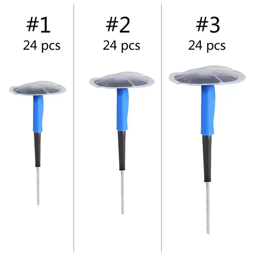 

24Pcs Tires Mushroom Nails Tire Repair Tools Car Inner Tube Mushroom Nail Repair Kit Motorcycle Truck Car Professional Tools