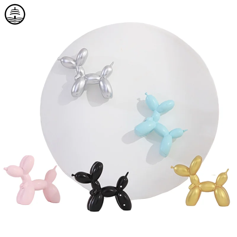 Nordic шар статуя собаки рисунком из мультфильма фигурки Современная торт