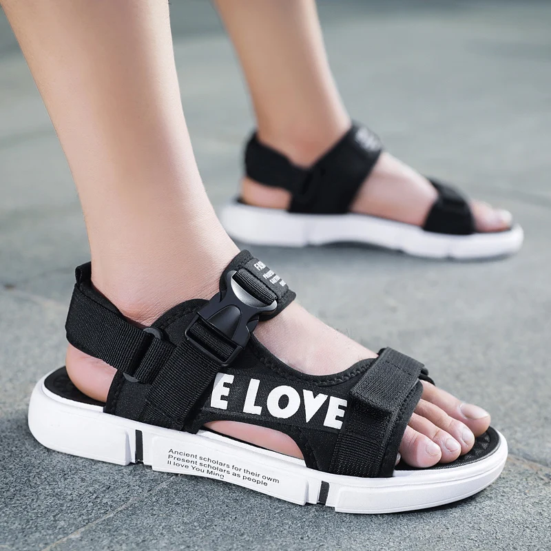 

Summer Causal Men Sandals Outdoor Men Beach Shoes Comfort Home Slipper Man Breathable Men Shoes Plus Size Flat Shoes Men