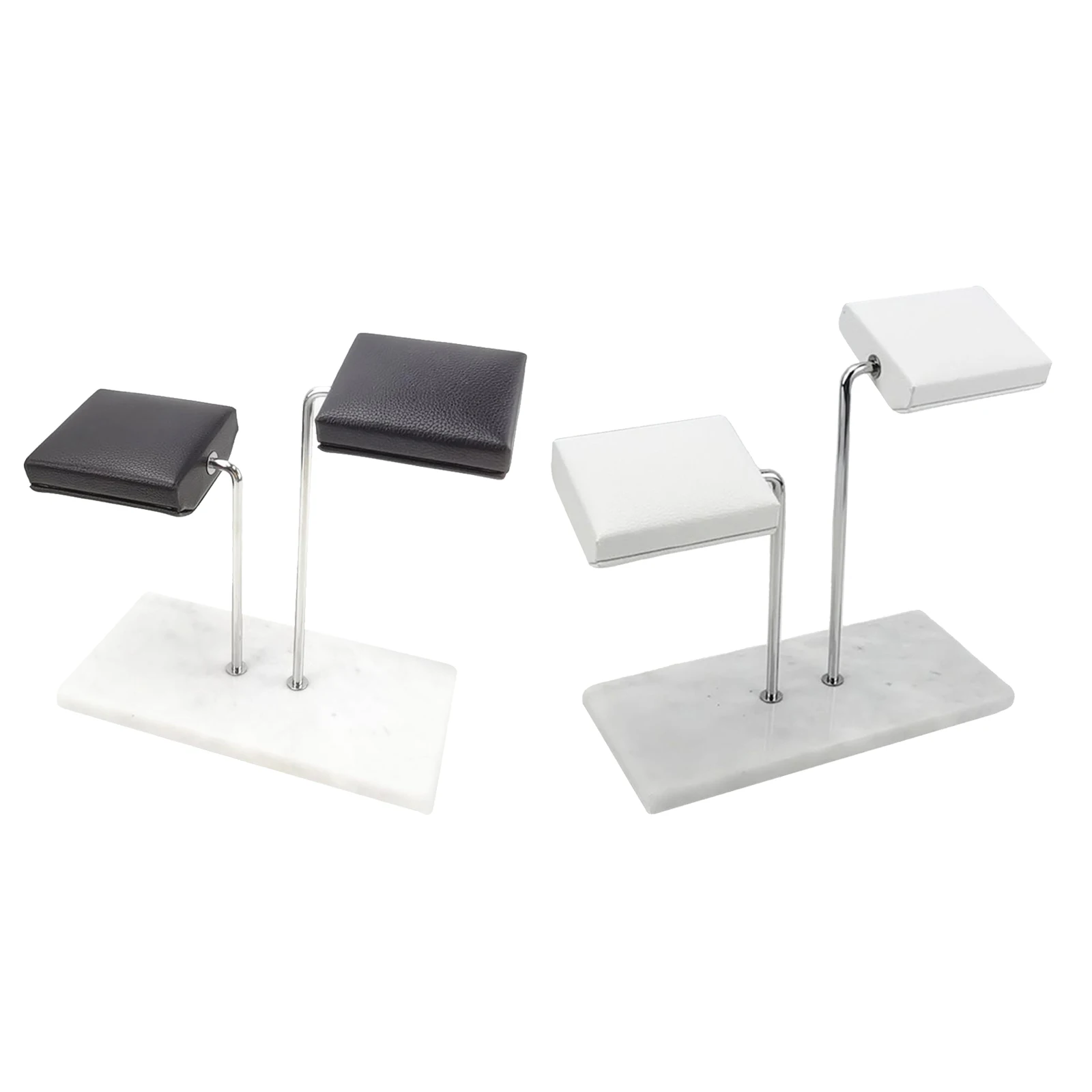 

Handcrafted PU Leather And Metal Base Clock Display Stand Fit All
