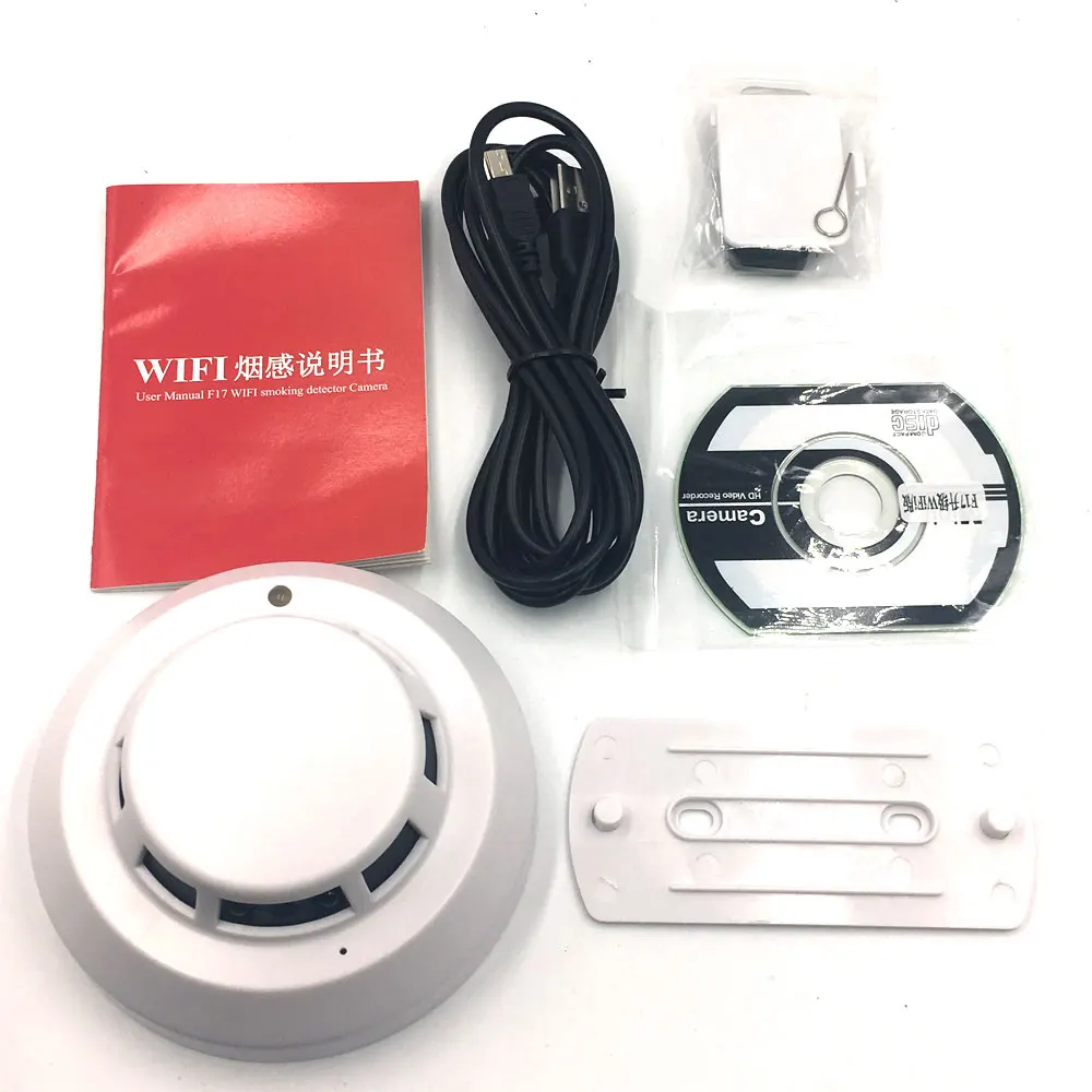 Умный дом IP камера HD 1080P на батарейках охранный детектор дыма wifi Cam мобильный