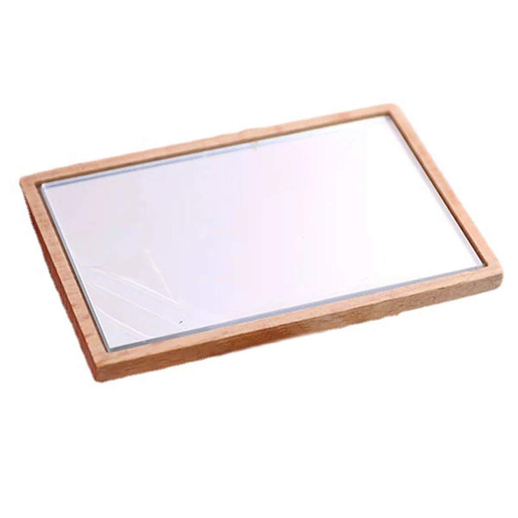 

1:12 Wooden Dressing Mirror Model Baby Doll Furniture Scenery Ornaments