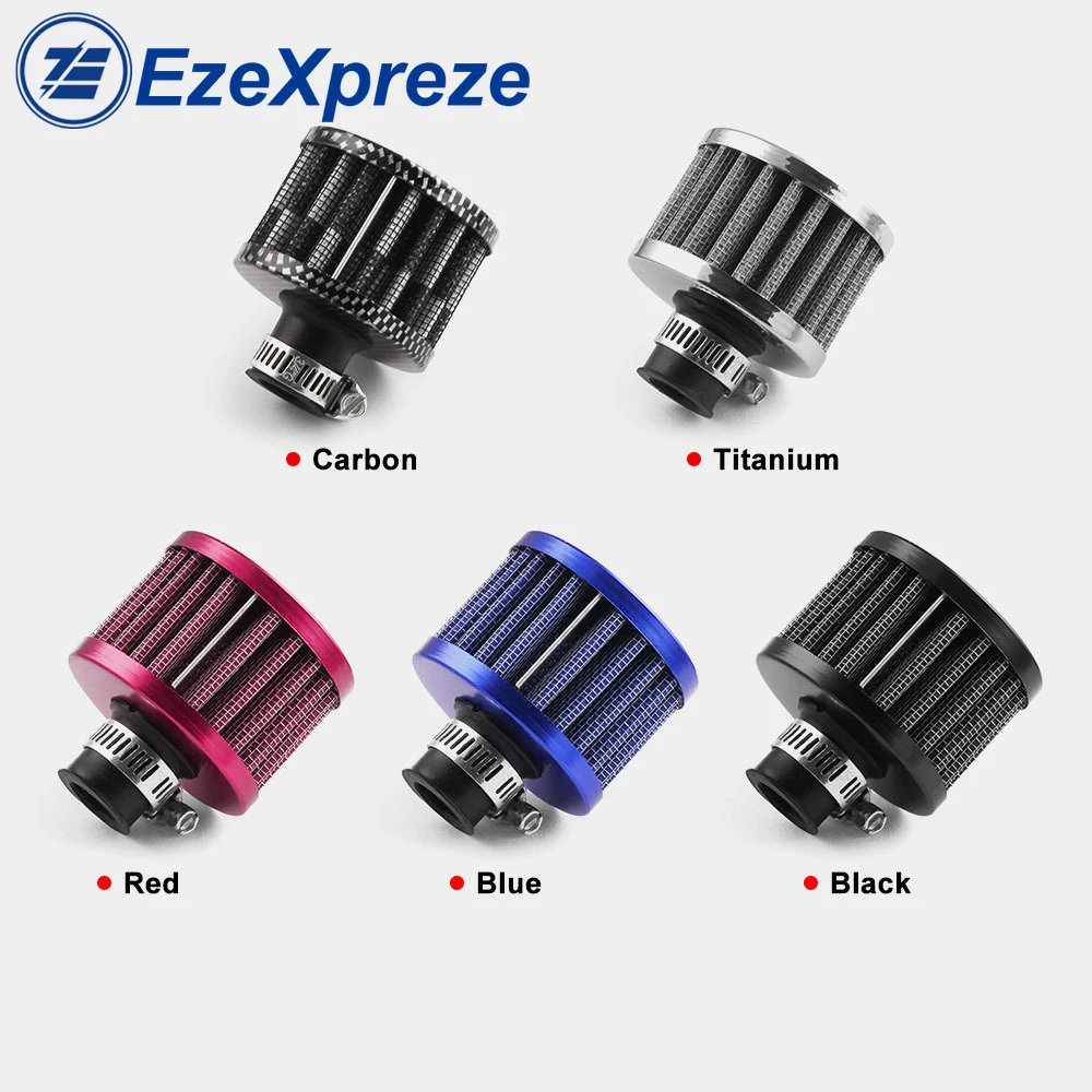 Universal Car 12mm 1 Inch For Motorcycle Cold Air Intake High Flow Crankcase Vent Cover Mini Breather Filters | Автомобили и