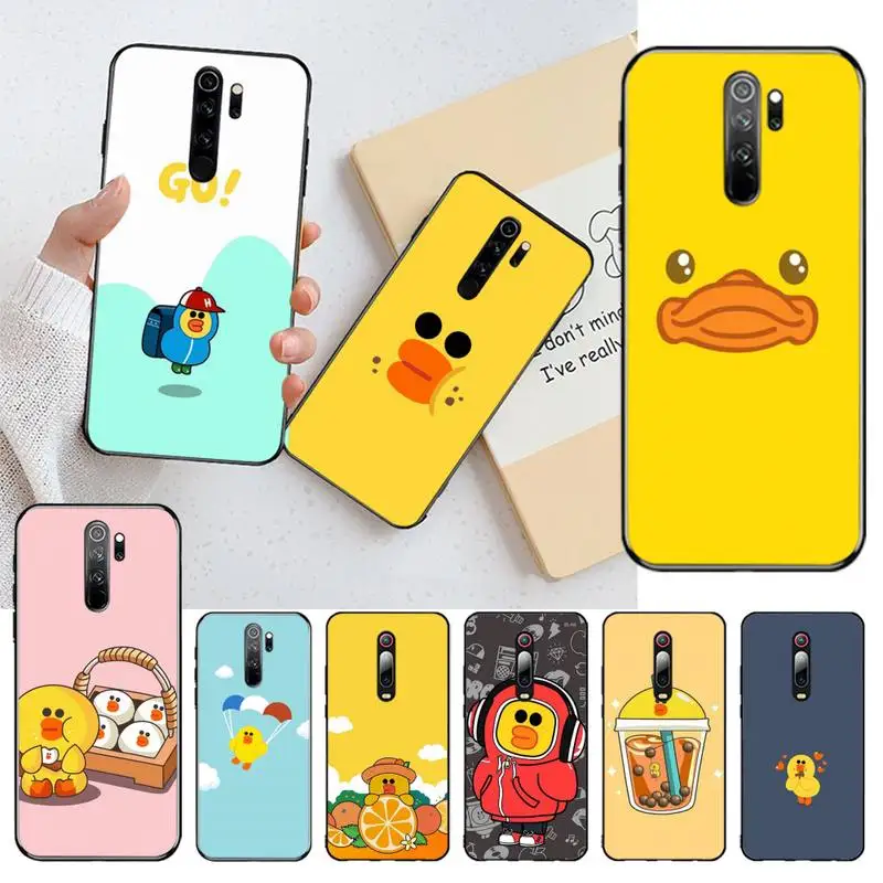 Мягкий силиконовый чехол HPCHCJHM из ТПУ с изображением маленькой желтой утки для
