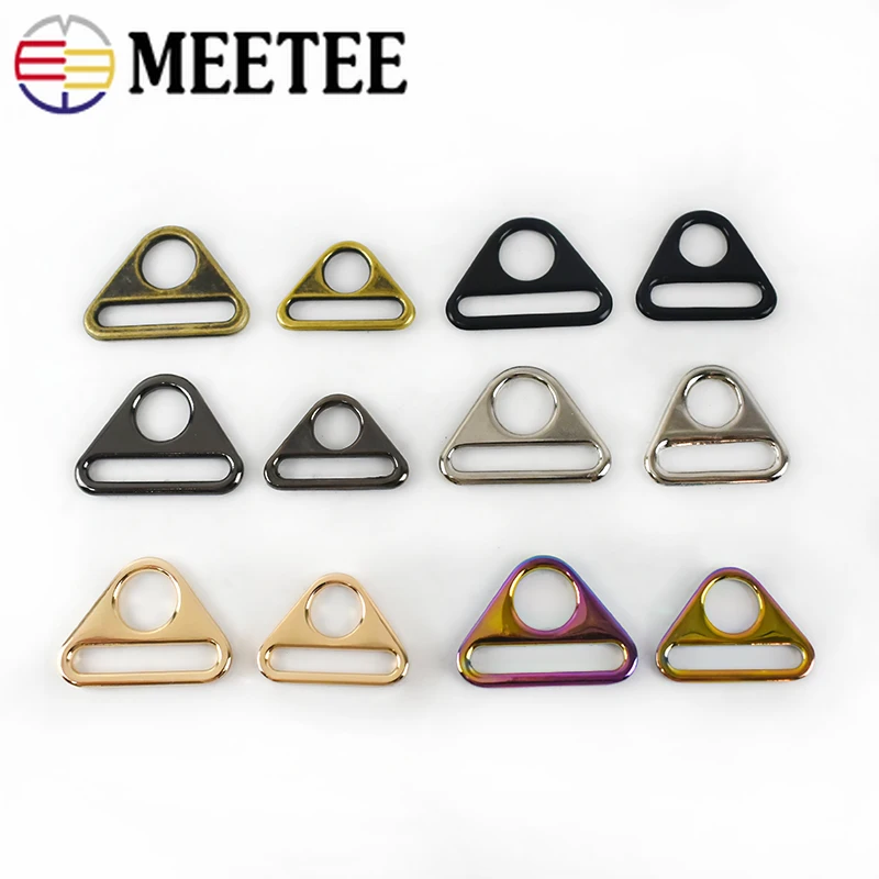 

Meetee 10/30pcs 20-50mm Strap Hang Hook Metal Adjustment Belt Anti-skid Buckle Connection Bikini Button Webb Clasp DIY Accessory