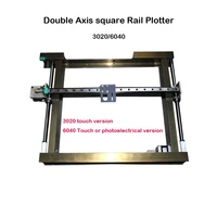 x y stage table plotting frame double axis square guide rail for diy co2 laser engraving machine 3020 6040