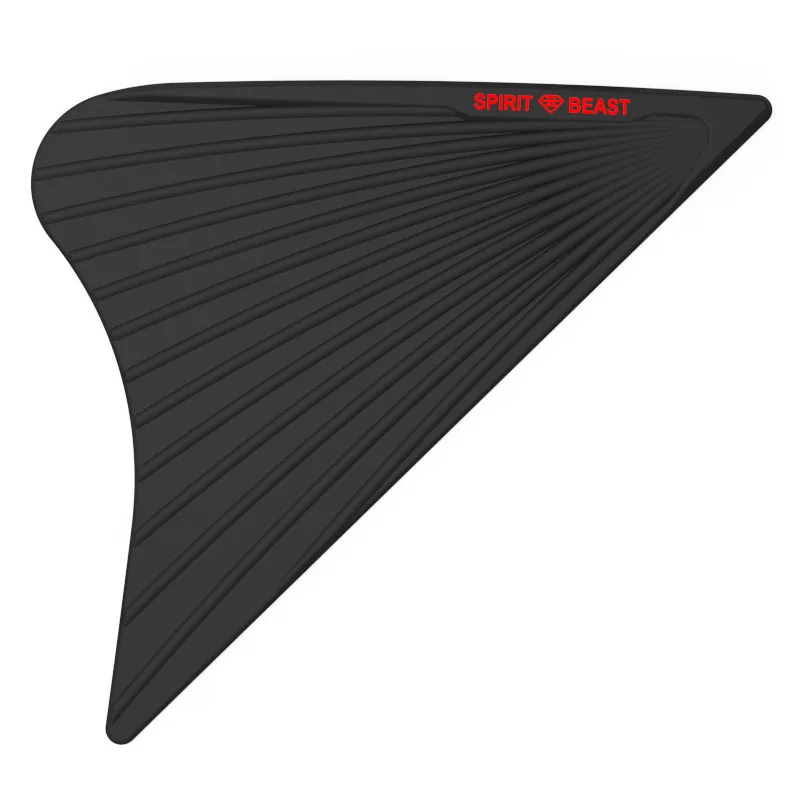 

Black for Yamaha YS250 Motorcycle Tank Sticker Accessories Rubber Anti Skid Waterproof Protection Decal Simple Installation