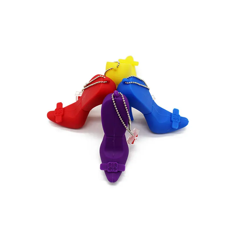 

KRY mini cartoon shape high heels 2.0 flash u disk 4GB 8GB 16GB 32GB 64GB pen drive Pendrive USB Valentine's Day creative gift