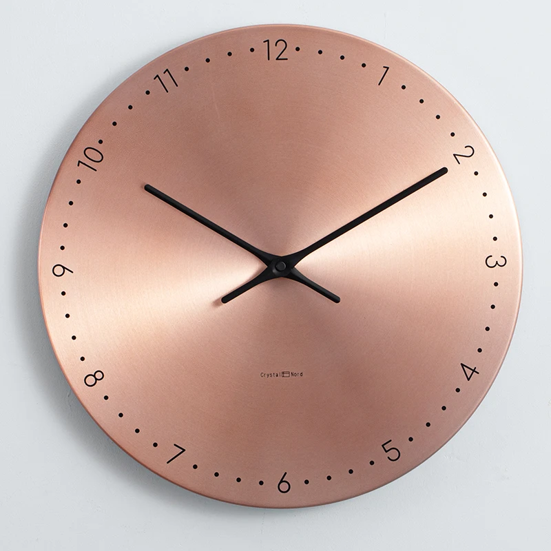 Скандинавские металлические настенные часы современный дизайн креативные