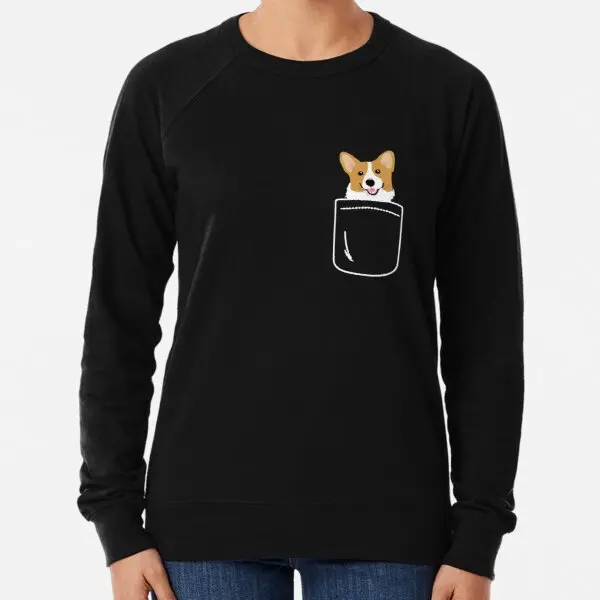 

Толстовка Corgi с карманами для мужчин и женщин, Легкий свитшот с рисунком большого плюша и милого щенка, костюм с длинным рукавом, худи с кругл...