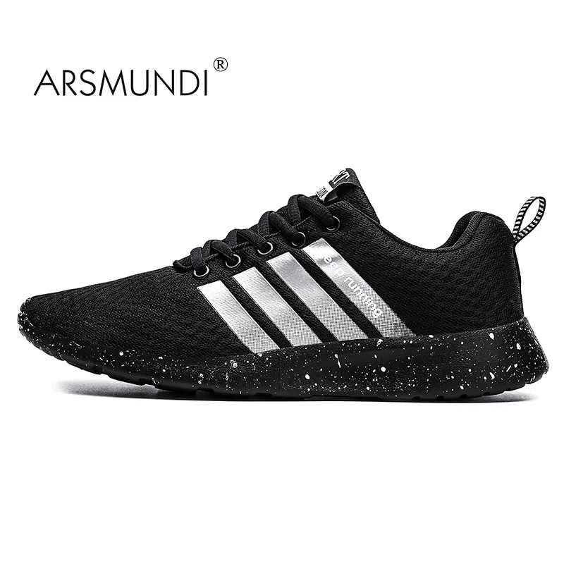 

ARSMUNDI Men Sneaker Shoes Light Running Shoes Hot Sale Fall 2019 Male Air Mesh Lace up Wear-resistant Shoes Mens Senakers