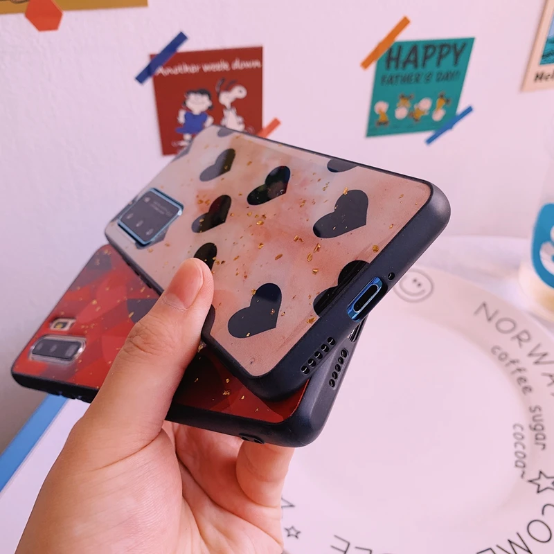 Блестящий чехол из золотой фольги с блестками для Xiaomi Mi A1 A2 A3 9T Redmi 6 6A Note 5 7 7A 8 8A 8T 9 9s